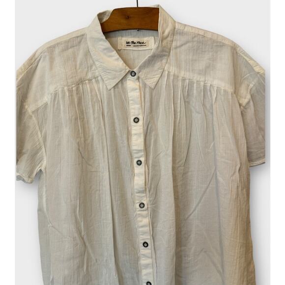Free People x We The Free Float Away Shirt Size Medium - Picture 7 of 11